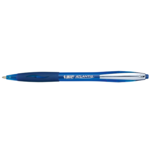Penna a sfera a scatto Atlantis 1.0 Metal Clip Bic - Blu - 1 mm - 902132