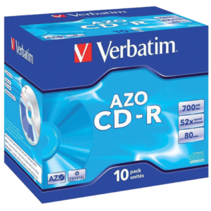 CD Verbatim Verbatim - CD-R - Jewel case - 52x - 700 MB - 43327 (conf.10)