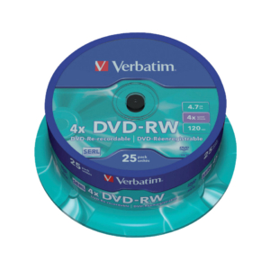 DVD Verbatim - DVD-RW - 4,7 Gb - 4x - Spindle (conf.25)