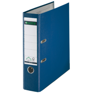 Raccoglitore ufficio Leitz 180° senza custodia - Dorso 8 - Commerciale - 23x30 cm - Blu - 10105035