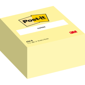 Foglietti riposizionabili Post-it® Cubo Giallo Canary 636-B - 76x76 mm - Giallo canary (450 foglietti)