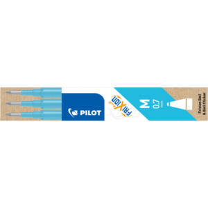Refill per penna a sfera cancellabile Frixion Ball Pilot - Azzurro - 0,7 mm (M) (conf.3)