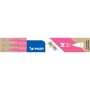 Refill per penna a sfera cancellabile Frixion Ball Pilot - Rosa - 0,7 mm (M) (conf.3)