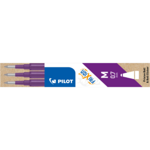 Refill per Penna a sfera cancellabile Frixion Ball Pilot - Viola - 0,7 mm (M) (conf.3)