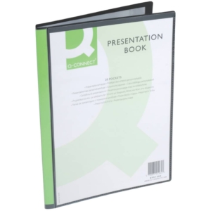 Portalistini personalizzabile A4 20 buste Q-Connect KF01265