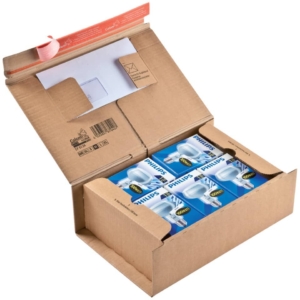Scatole postali interna Colompac - Avana - 36,5x23,5x12 cm