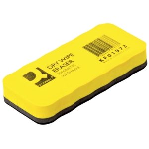 Cancellino magnetico per lavagne Bianche Q-Connect Nero 12x3x5 cm KF01973