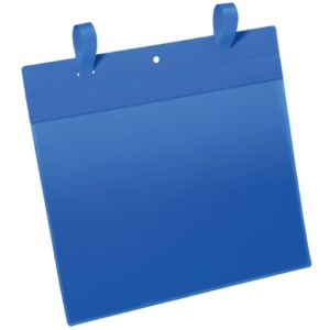 Buste logistica e Magazzino Durable Blu - aletta di chiusura - 29,7x21,0 cm - inserto A4 orizzontale 1751-07 (conf.50)