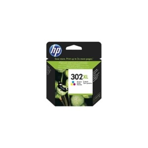 Cartucce Ink-jet originali HP 302XL 3 colori - alta resa - 330 pagine - F6U67AE (conf.3)