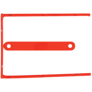 Clip fermafogli Q-Connect Rosso passo 8 cm (conf.100)