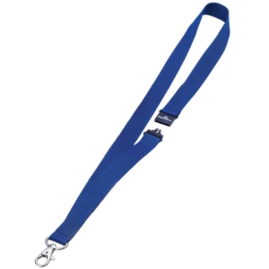 Cordoncini in tessuto con morsetto Durable - Blu - 44 cm - 8137-07 (conf.10)