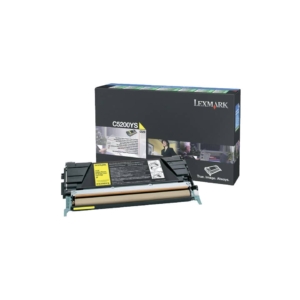Originale Lexmark C5200YS Toner return program Giallo