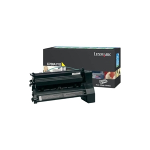 Originale Lexmark C780A1YG Toner return program Giallo