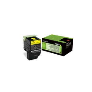 Originale Lexmark 70C2HY0 Toner alta resa return program 702HY Giallo