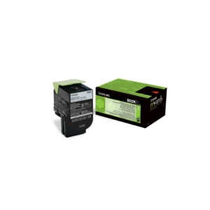 Originale Lexmark 80C20K0 Toner 802K Nero