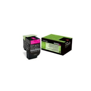 Originale Lexmark 80C2SM0 Toner standard return program 802SM Magenta
