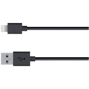 Cavo di ricarica e sincronizzazione Media Range USB 2.0/Apple Lightning 1m Nero - MRCS137