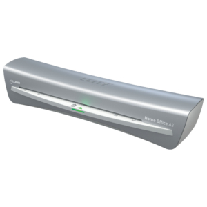 Plastificatrice a caldo compatta a 2 rulli Leitz iLam Home Office A3 grigio metallizzato - 74400089