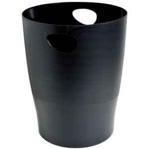 Cestino gettacarta Exacompta ECOBIN ECOBlack ppl 15 litri - Nero 453014D