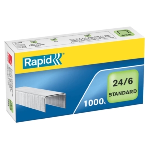 Punti universali Rapid - Punti metallici 24/6 - 24855600 (conf.1000 punti)