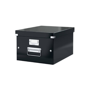 Scatola Archivio A4 media Nera Click & Store Leitz - 28x20x37 cm