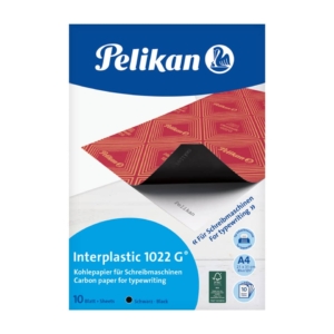 Carta carbone A4 Pelikan Interplastic 1022G Nero - 401026 (conf.10)