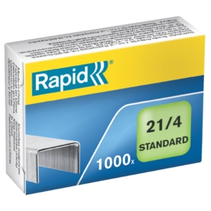 Punti metallici Rapid Standard 21/4 (6/4) passo 6 mm (conf. da 1000 punti)