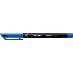 Stabilo Pennarello indelebile Blu - Stabilo OHPen Universal - media - 1 mm