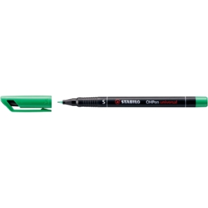 Stabilo Pennarello indelebile Verdi - Stabilo OHPen Universal - superfine - 0,4 mm