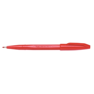 Penna punta in fibra Sign Pen Pentel - Rosso - 2 mm