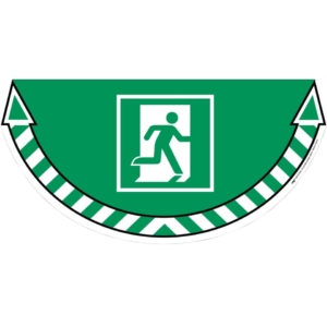 Adesivi Segnalatori CEP rischio elettrico PVC 700x350 mm. sp 0,2 mm Verde - 1701020031