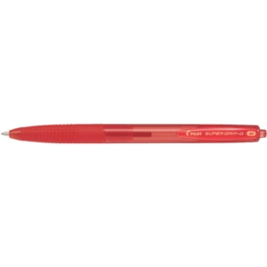 Penna a sfera a scatto Pilot Super Grip G- Punta M - 1,0 mm - Rosso 1616