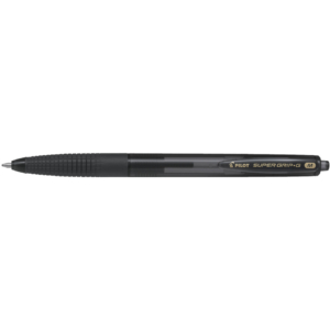 Penna a sfera a scatto Pilot Super Grip G - punta M - Nero 1614