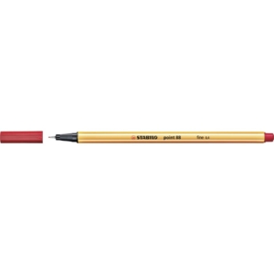 Fineliner Stabilo Point 88 Rosso - 0,4 mm