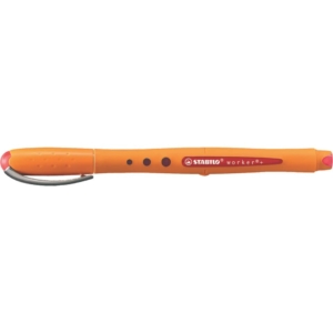Roller Bionic Worker Stabilo - inch.Rosso - Fusto Arancione - 0,5 mm - 2018/40