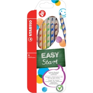 Matite colorate ergonomiche EASYcolors Stabilo - destrorsi - Ømina 4,2 mm - da 5 anni (conf.6)