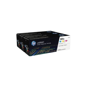 Toner 305A HP Ciano+Magenta+Giallo CF370AM (conf.3)