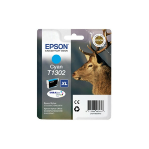 Cartuccia Originale Ink-jet Epson Cervo T1302XL Ciano - 755 Pagine - C13T13024012