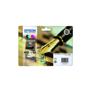 Cartucce Originali Epson C13T16264010 Ink-jet SERIE 16 Nero+Ciano+Magenta+Giallo (conf.4)