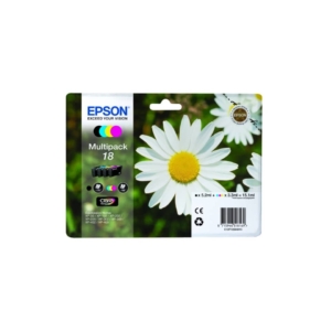 Cartucce Originali Epson C13T18064010 Ink-jet SERIE 18 Nero+Ciano+Magenta+Giallo (conf.4)