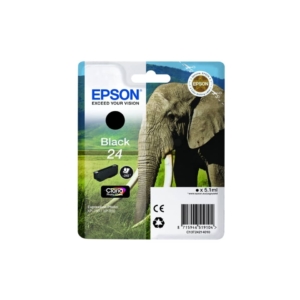 Originale Epson C13T24214010 Cartuccia RS Claria Photo HD 24/ELEFANTE Nero