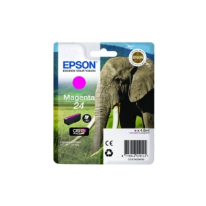 Originale Epson C13T24234010 Cartuccia RS Claria Photo HD 24/ELEFANTE Magenta