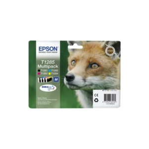 Cartucce originali Epson C13T12854010 Ink-jet blister RS Volpe-M T1285 n+c+m+g (conf.4)