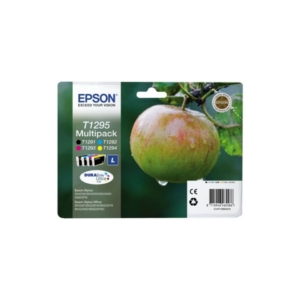 Cartucce originali Epson C13T12954010 Ink-jet blister RS Mela-L T1295 n+c+m+g (conf.4)
