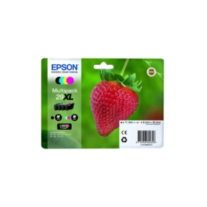 Cartucce Originali C13T29964010 - Cartucce alta capacità T29XL/FRAGOLA - Nero+Ciano+Magenta+Giallo 30.5 ml