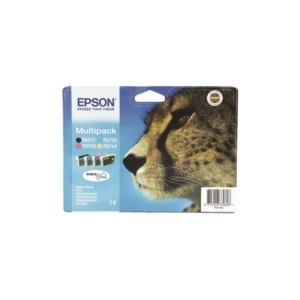 Cartucce originali Epson C13T07154010 RS T0715 Nero+Ciano+Magenta+Giallo (conf.4)