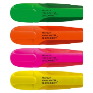 Evidenziatori Q-Connect 2-5 mm colori assortiti - KF16041 (conf.4)
