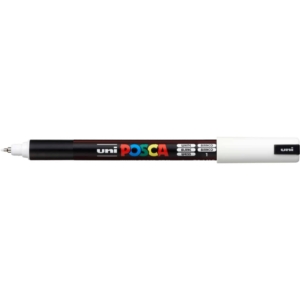 Pennarello Uniposca a tempera - Uniposca Bianco Uni-Ball - punta tonda - 0,7 mm