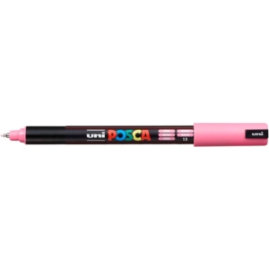 Pennarello Uniposca a tempera - Uniposca Rosa Uni-Ball - punta tonda - 0,7 mm