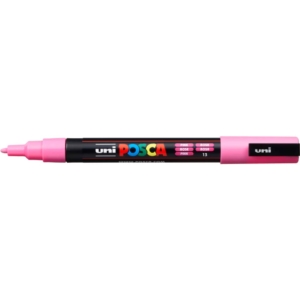 Pennarello Uniposca a tempera - Uniposca Rosa Uni-Ball - punta fine tonda - 0,9-1,3 mm